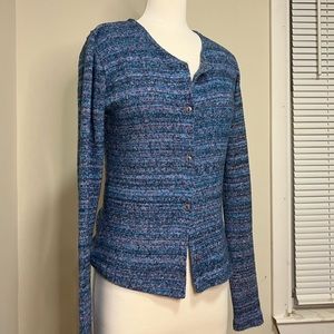 BLUE & PURPLE CARDIGAN